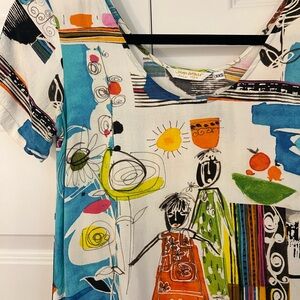 Jams World Multicolor Artistic Dress